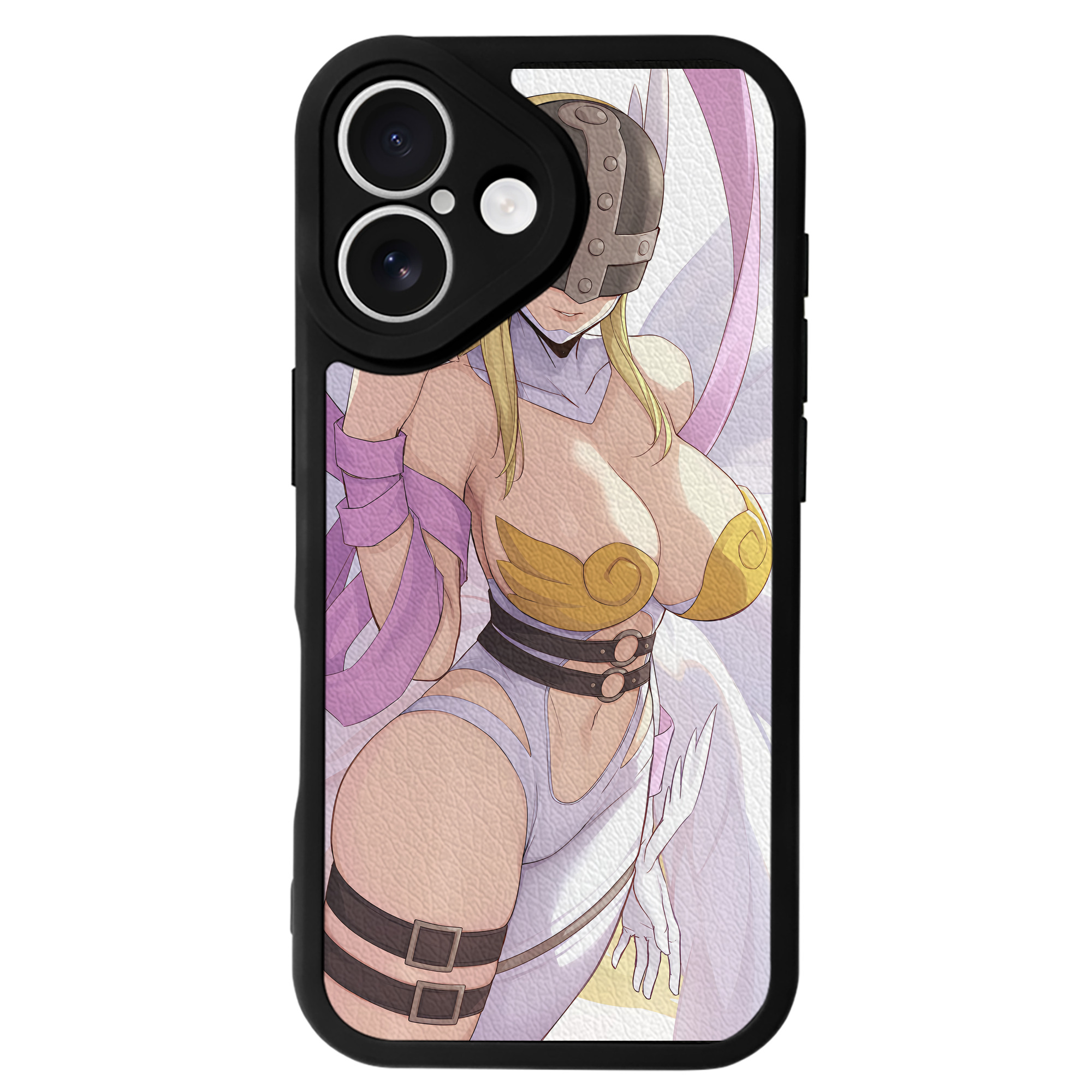 （画像用） Digimon デジタルモンスター/デジモン 【iPhone 16シリーズ対応】シリコンスマホケース（レザー調） 材質：シリコン